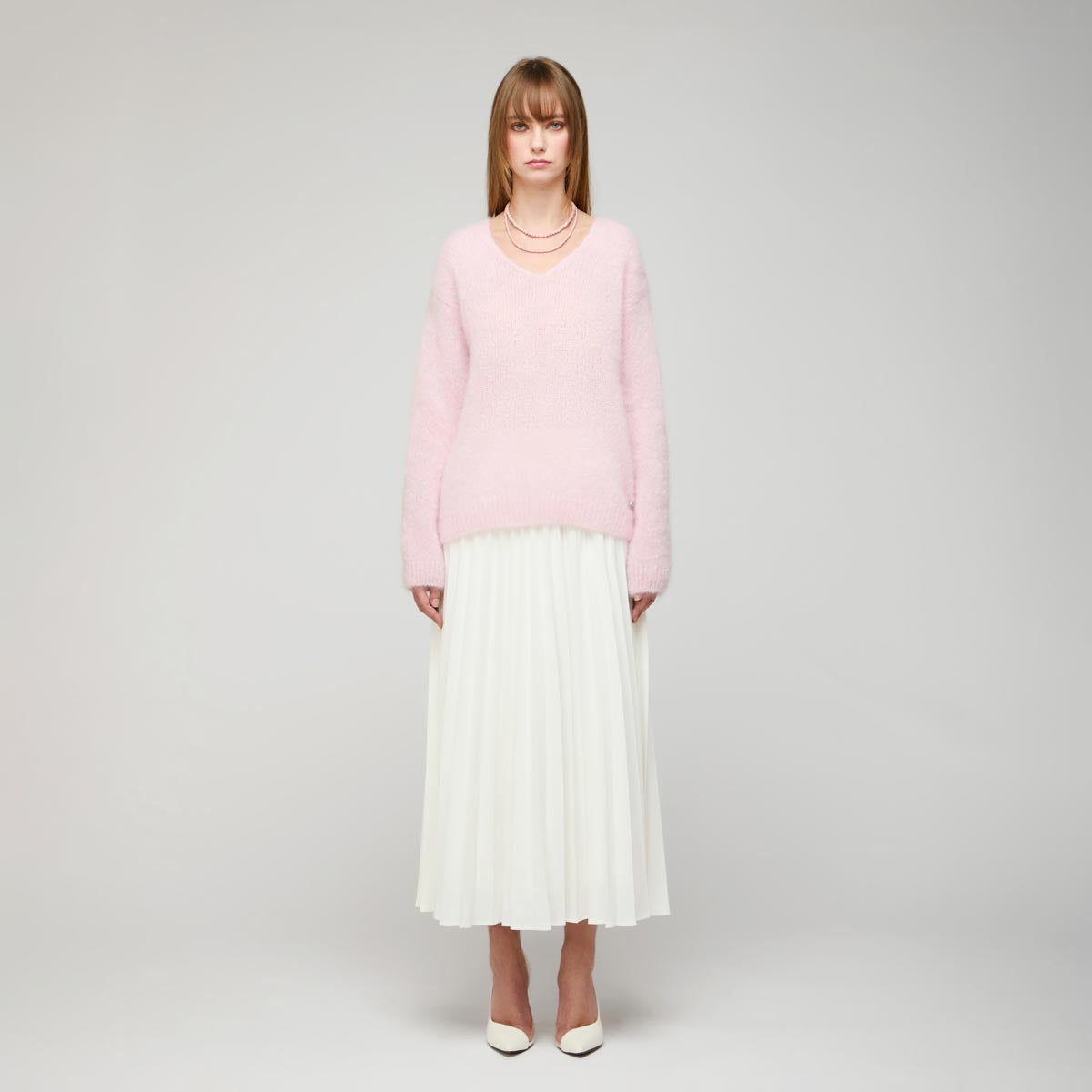 Pinja sweater, light rose