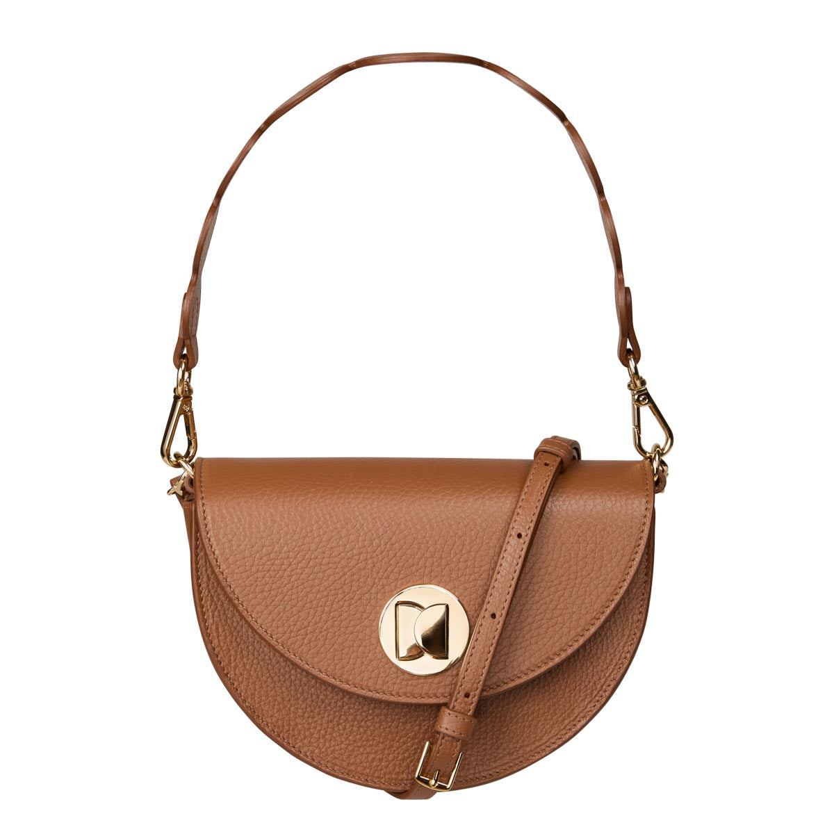 Opal shoulder bag, cognac