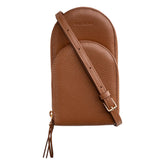 Anis phone bag, cognac