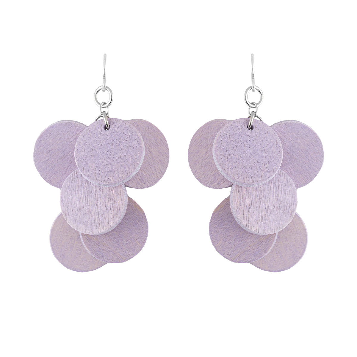 Juolukka earrings, lavender
