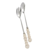 Puisto salad servers, white